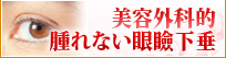 美容外科的腫れない眼瞼下垂